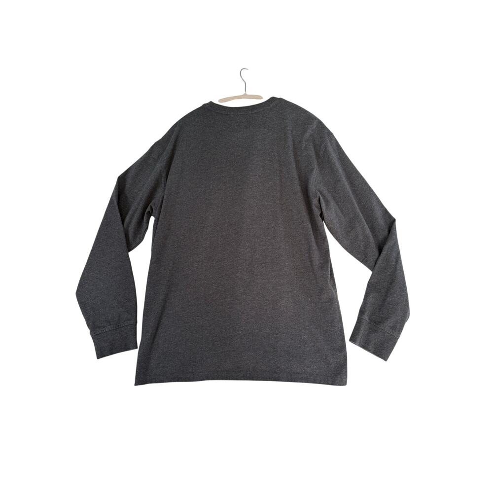 Woolrich Green Label Shirt Men's Medium Gray Long Sleeve Pocket Cotton Blend - Picture 2 of 7